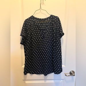 Navy blouse